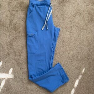 Figs Women's Ceil Blue Yola Scrub Pants (Regular)